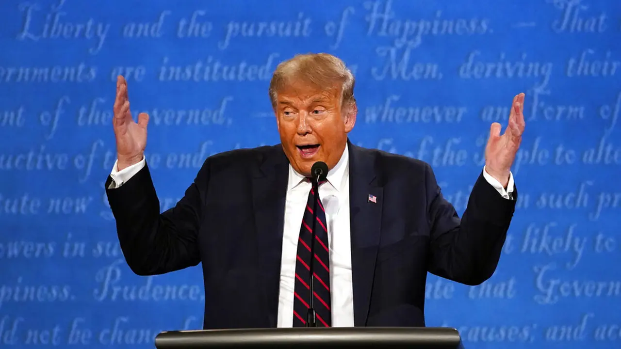 FOTO: Debat Perdana Calon Presiden Amerika Serikat
