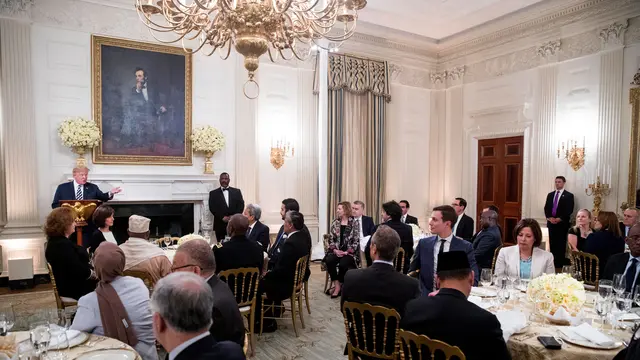 Trump Gelar Buka Puasa Bersama di Gedung Putih