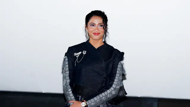 Aghniny Haque dalam Gala Premier Film Khadam di Jakarta, Senin (14/9/2026). (dok CBI Pictures)