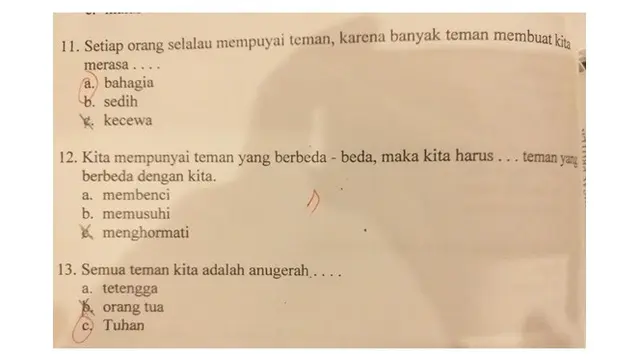 6 Jawaban Nyeleneh Murid Jawab Soal tentang Pertemanan Ini Bikin Ngakak