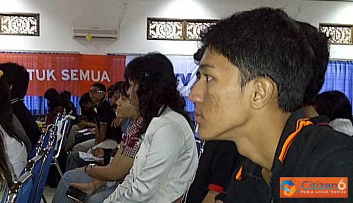  Citizen6, Denpasar: Peserta SGTC Udayana, saat menyimak presentasi panelis.(Pengirim: Edowardo)