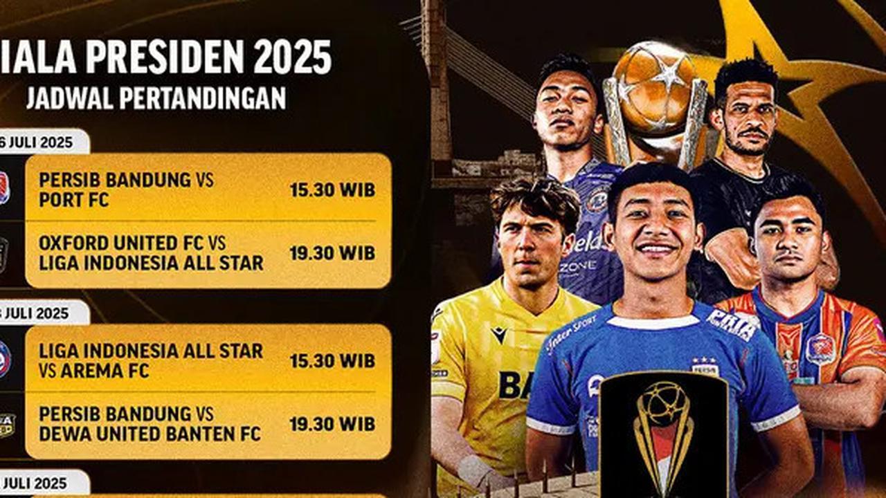 Link Live Streaming dan Jadwal Piala Presiden 2025
