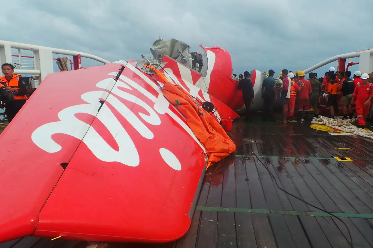Ekor pesawat AirAsia