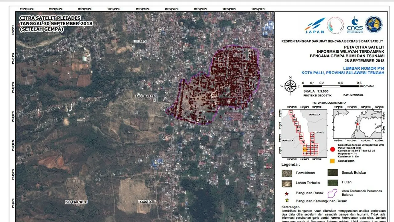Tsunami Palu LAPAN