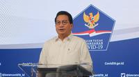 Juru Bicara Satgas Penanganan COVID-19 Wiku Adisasmito saat konferensi pers di Media Center COVID-19, Graha BNPB, Jakarta pada Kamis, 2 Juni 2022. (Dok Satgas Penanganan COVID-19)