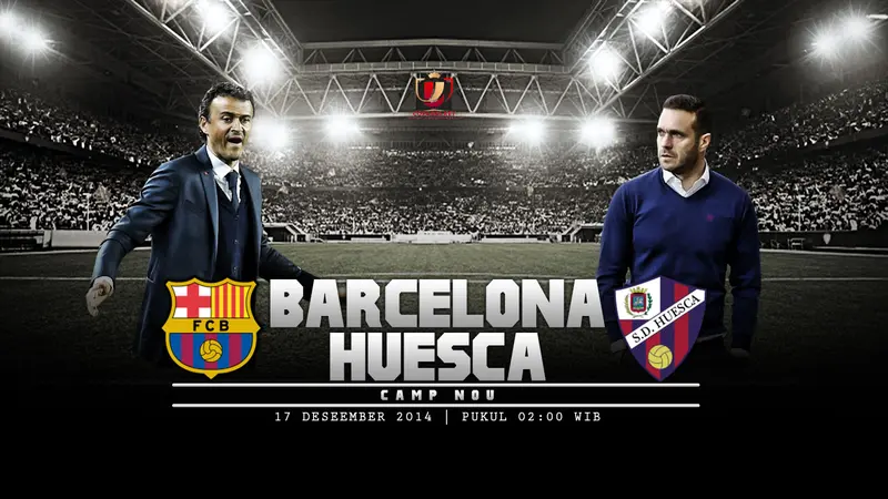 Prediksi Barcelona vs Huesca (Liputan6.com/Yoshiro)