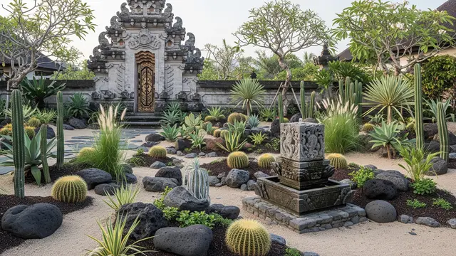 Taman Kering Bergaya Bali