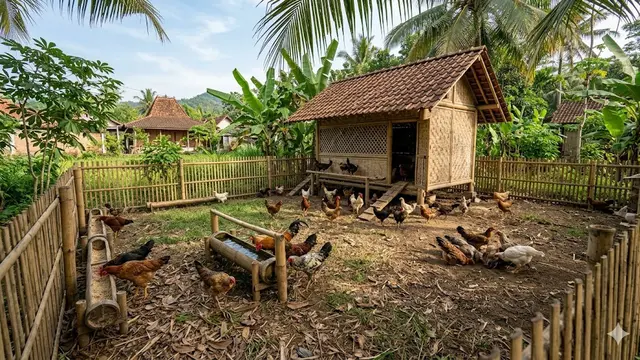 4 Model Umbaran Ayam Kampung ala Peternakan Organik Skala Rumahan, Ini Keunggulannya