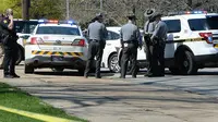 Lokasi Steve Stephens menembak dirinya sendiri saat berada dalam kejaran polisi.  (Greg Wohlford/Erie Times-News via AP)