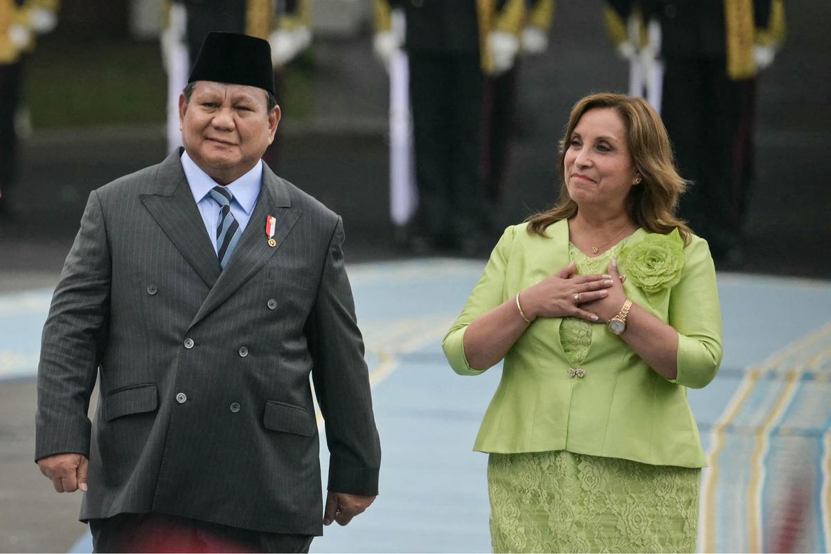 FOTO: Presiden Prabowo Sambut Presiden Peru di Istana Merdeka, Tegaskan Komitmen Perkuat Kerja Sama