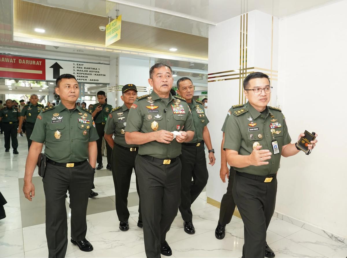 FOTO: Kasad Tinjau Modernisasi Fasilitas RSPAD Gatot Soebroto