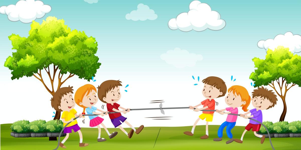 Ilustrasi Lomba Tarik Tambang
