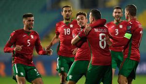 Timnas Bulgaria. (AFP/Nikolay DOYCHINOV)