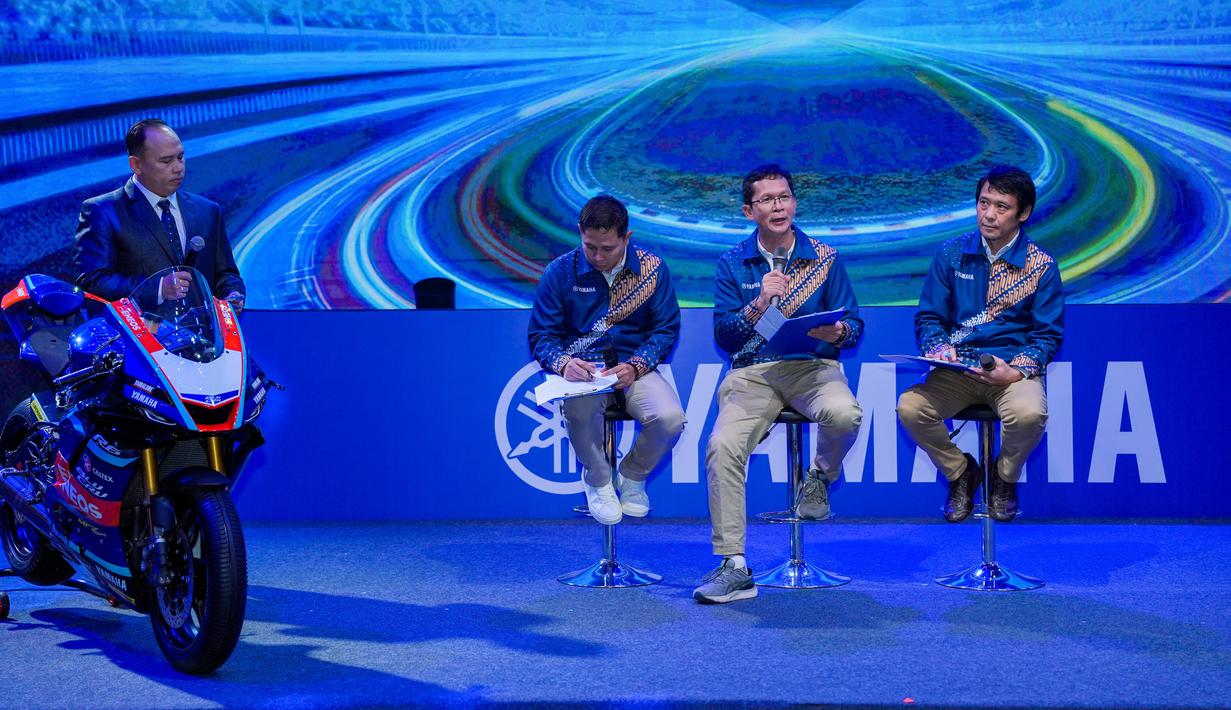 Tercatat sebanyak 10 tim satelit dan 40 pembalap telah dipersiapkan untuk merengkuh hasil maksimal di berbagai kelas. Selain fokus di dalam negeri, tim-tim satelit ini juga akan membawa bendera Yamaha di ajang Asia Road Racing Championship (ARRC). (Dok Yamaha Indonesia)