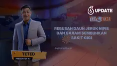Beredar kembali di media sosial postingan video yang mengklaim rebusan daun jeruk nipis dan garam merupakan obat ampuh sakit gigi seumur hidup. Benarkah?