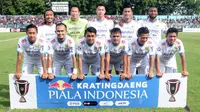 Persib sebelum melawan PSCS di Piala Indonesia 2018 di Stadion Wijaya Kusuma, Cilacap, Rabu (5/12/2018). (Bola.com/Vincentius Atmaja)