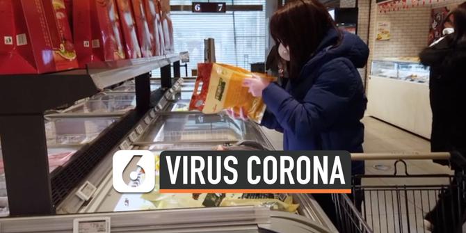 VIDEO: Supermarket China Tetap Buka di Tengah Wabah Virus Corona