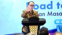 Menteri Komunikasi dan Informatika Budi Arie Setiadi saat menjadi pembicara kunci di Road to WPRF 2024 di Jakarta, Selasa (23/4/2024). (Ist)