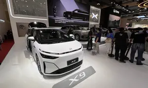 XPENG New X9. (Arief A/Liputan6.com)