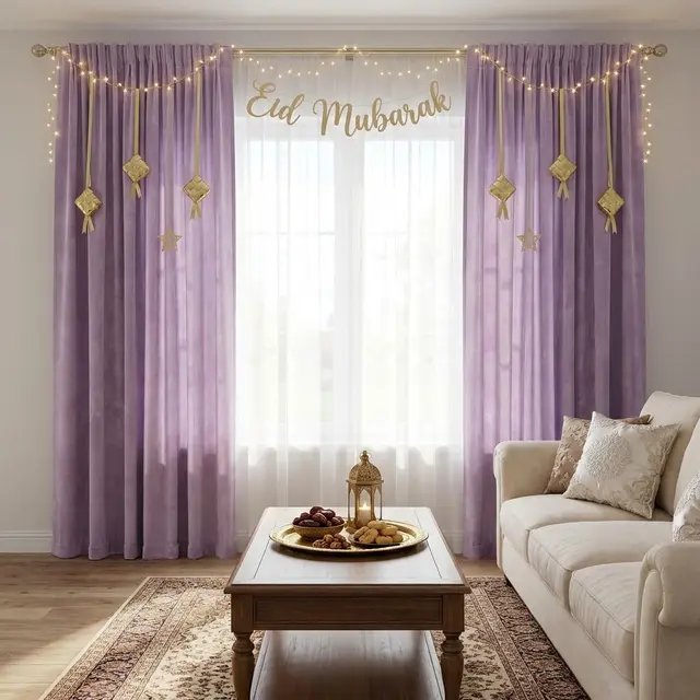 Warna Tirai Lavender