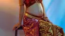 Pemotretan maternity kali ini, Jennifer Bachdim menjelma jadi wanita Bali.