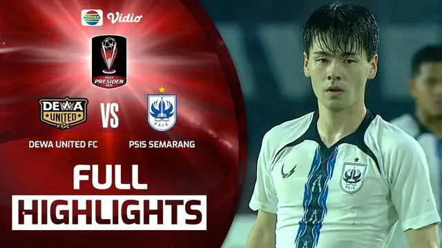 Berita video highlights Piala Presiden 2022, PSIS bermain imbang 2-2 lawan Dewa United, Jumat (17/6/22)