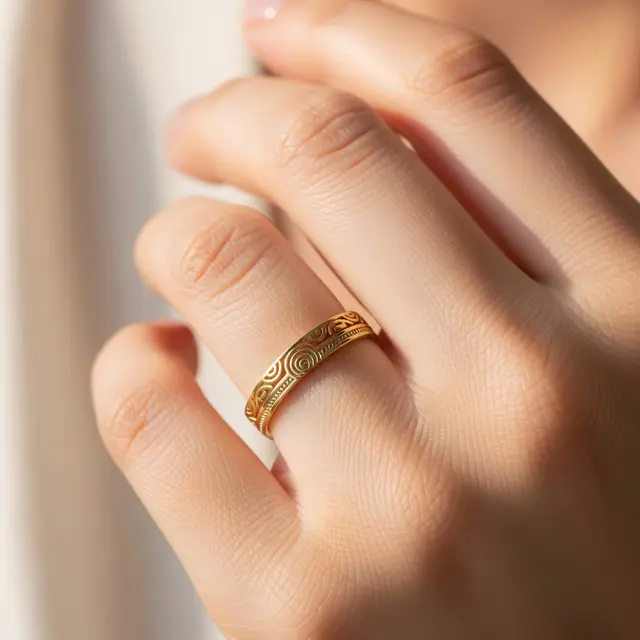 Cincin Emas 3 Gram Model Korea