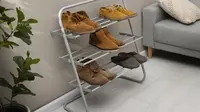 5 Model Rak Sepatu Kekinian, Cantik dan Hemat Tempat