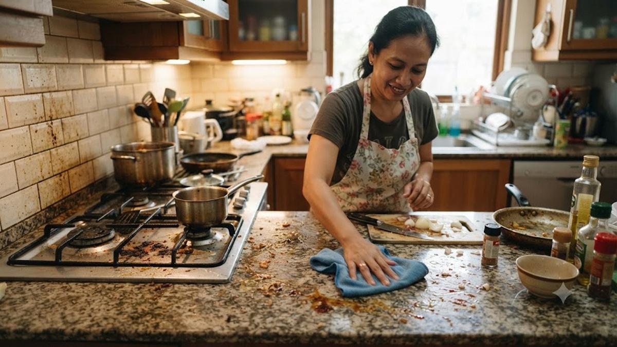 Cara Menghilangkan Bau Minyak Tengik pada Lap Dapur Tanpa Pemutih, Cukup Gunakan Bahan Sederhana