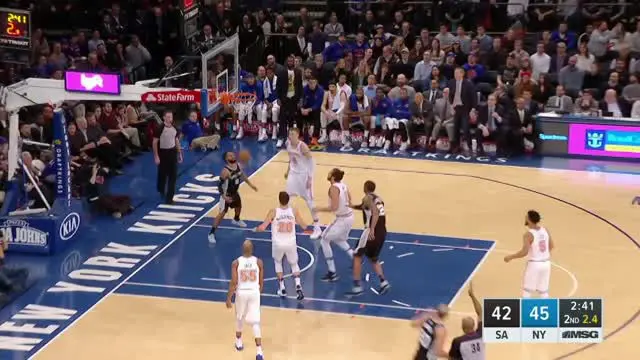 VIDEO : GAME RECAP NBA 2017-2018, Spurs 100 vs Knick 91