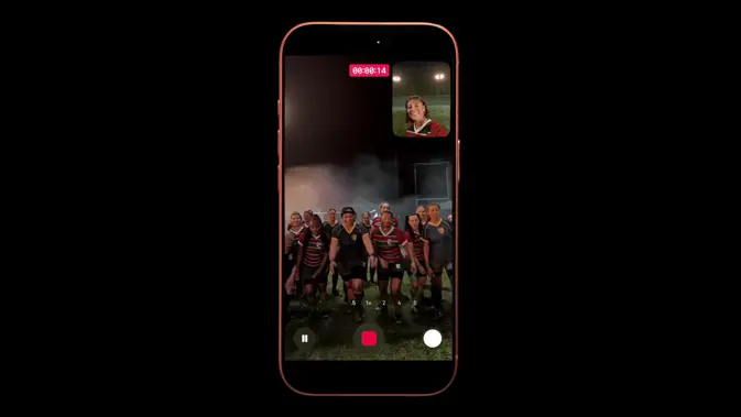 Dual Capture, fitur baru iPhone 17. (Doc. Apple)
