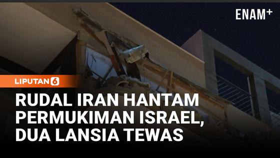 Rudal Iran Hantam Apartemen di Israel, Dua Orang Tewas