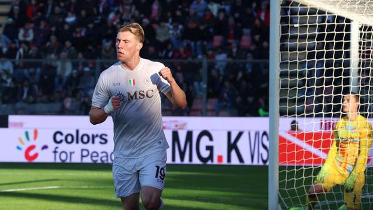 Rasmus Hojlund Bikin Emil Audero Tak Berdaya, Napoli Kalahkan Cremonese di Liga Italia