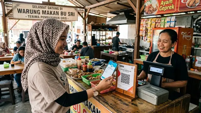 Ciri Orang yang Lebih Suka Bayar Cash daripada QRIS Menurut Psikologi/AI Generated