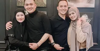 Fadlan Muhammad dan Lyra Virna bersama Fadli Akbar dan istri (Instagram/raninyafadli)