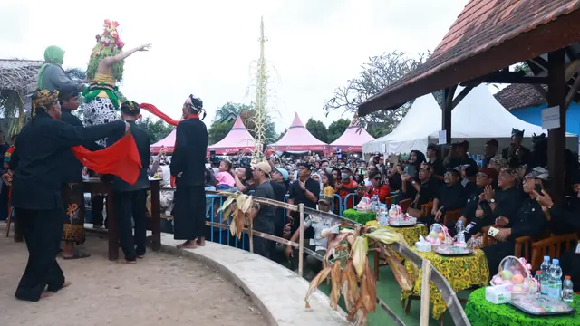 Prosesi Tari Seblang Olehsari Yang dilakukan Selama 7 hari (Istimewa)