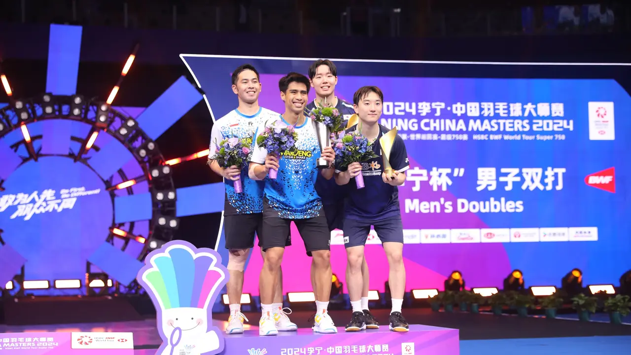 Sabar Karyaman Gutama/Moh Reza Pahlevi Isfahani - China Masters 2024 - Bulu Tangkis