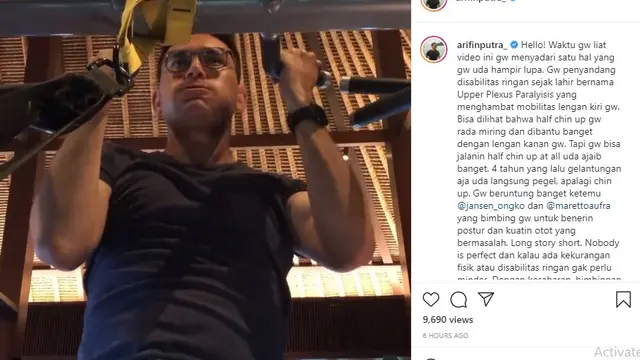 Arifin Putra (Foto: Instagram/@arifinputra_)