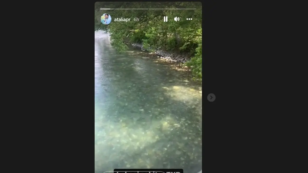 Istri Ridwan Kamil, Atalia Praratya Perlihatkan Lokasi Hilangnya Eril di Sungai Aare Swiss.
