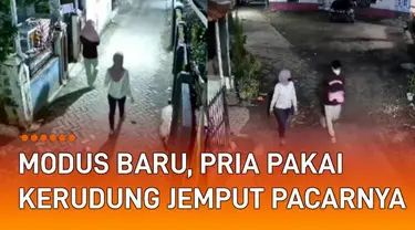 Seorang pria jemput pacarnya dengan modus baru viral di media sosial