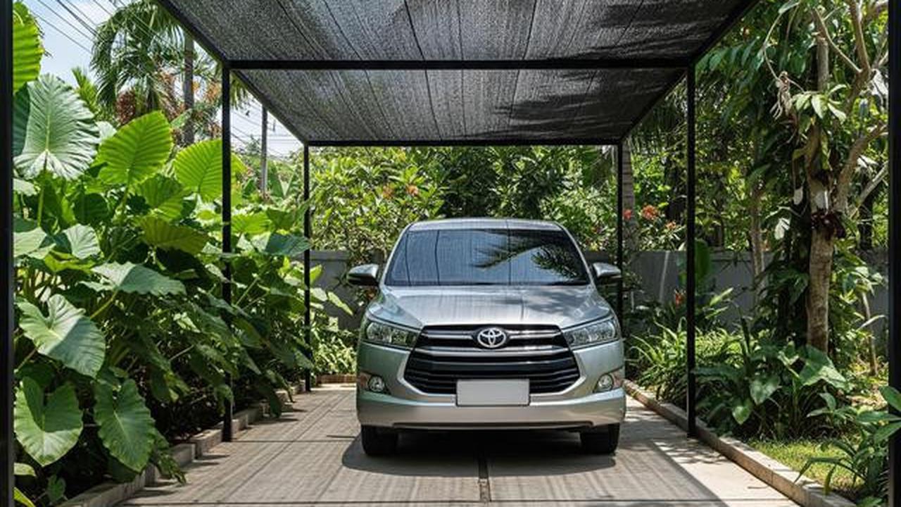 7 Desain Paranet untuk Carport agar Kendaraan Terlindungi dari Terik Matahari
