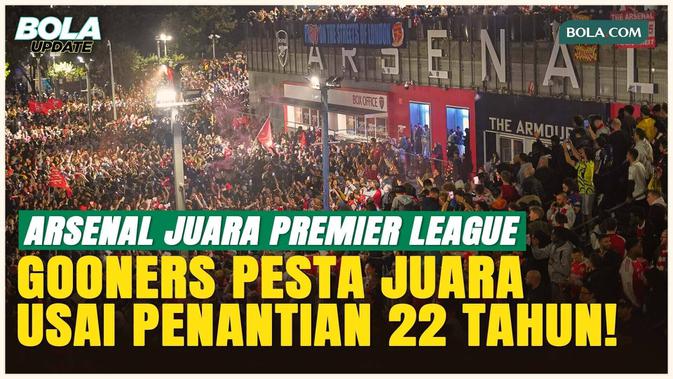 Arsenal Juara Premier League 2025/2026, Mikel Arteta Sukses Bawa The Gunners Bangkit