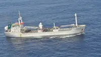 Kapal MV Silver Sea 2. (Dokumentasi Panglima Armabar Laksda TNI A. Toufik)