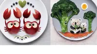 Menghias makanan membantu anak doyan makan. Sumber: Instagram/darynakossar
