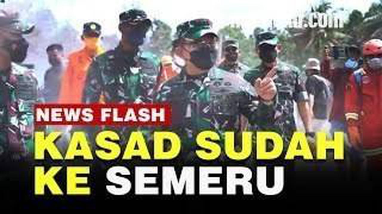 VIDEO: Momen Kasad Dudung Berjibaku Temui Korban Erupsi