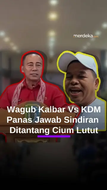Panas! Wagub Kalbar Tantang Gubernur Jabar Cium Lutut, Begini Respons Menohok Dedi Mulyadi