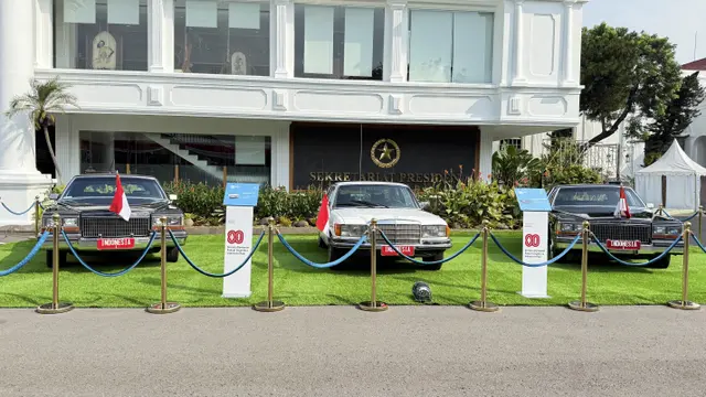 3 Mobil Dinas Antik Presiden Era Soeharto, BJ Habibie, dan Gus Dur Dipajang di Istana