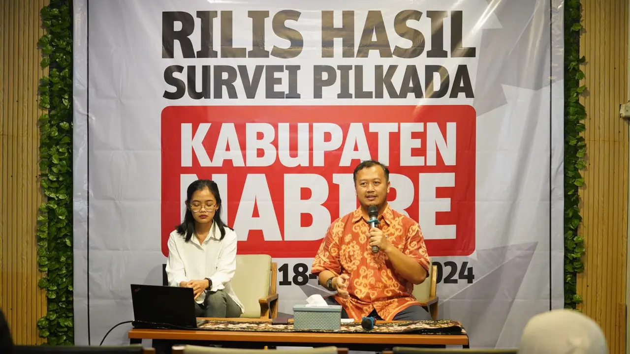 Survei terbaru Pilkada Nabire 2024 dari Svadhyaya Riset Nusantara menyatakan, calon petahana Mesak Magai masih lebih unggul ketimbang sosok pendatang baru lainnya (Istimewa)