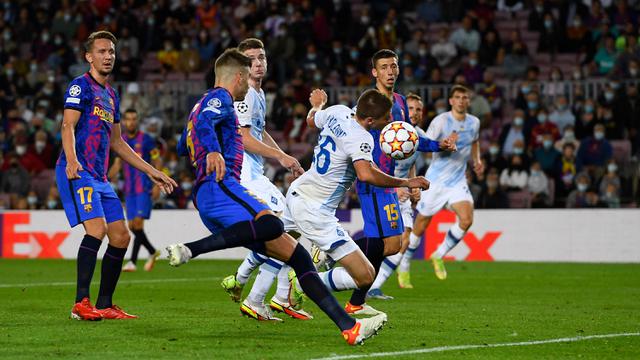 Foto: Menang Tipis atas Dynamo Kiev, Barcelona Pecah Telur di Liga Champions 2021 / 2022