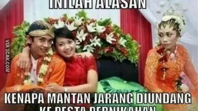 Momen Kocak Undang Mantan ke Pernikahan, Antara Sedih dan Bikin Ngakak
